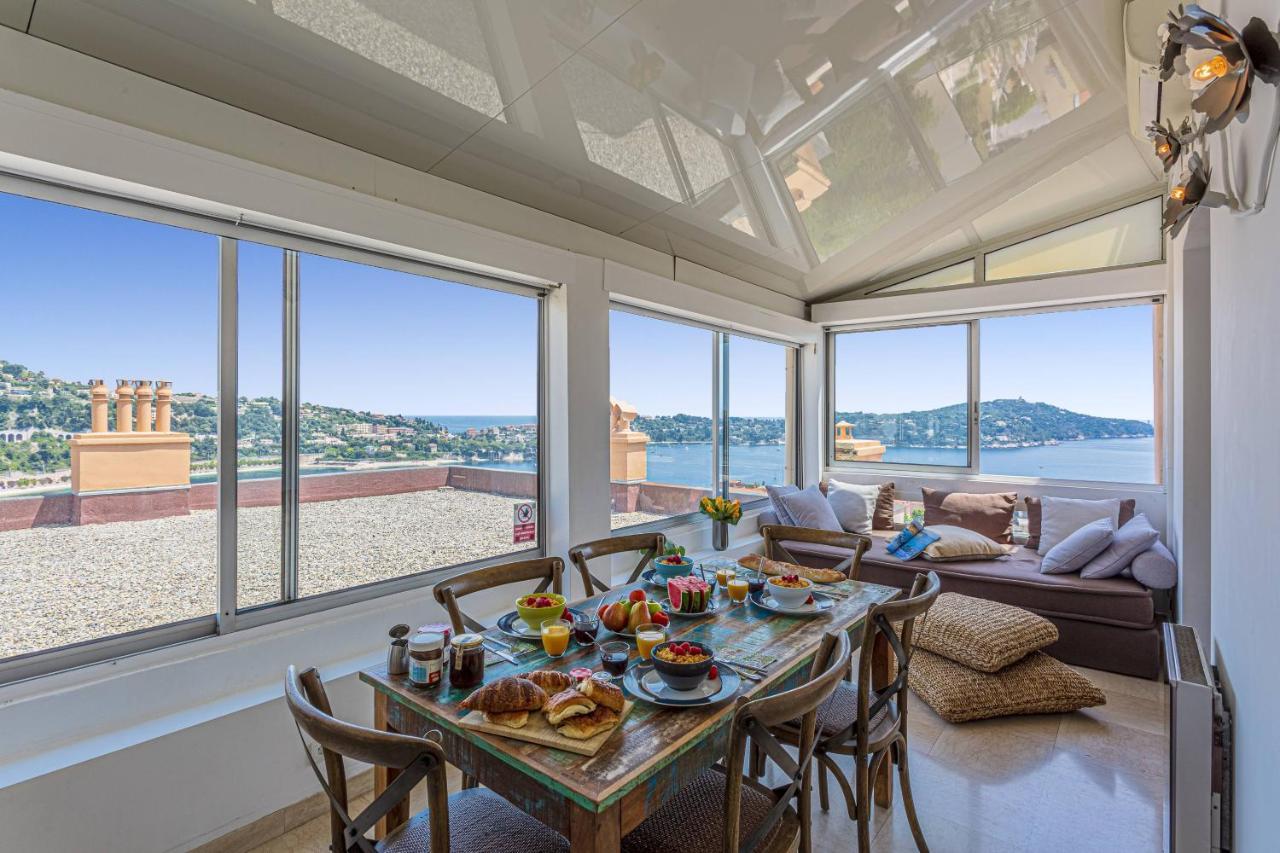 My Casa - Villefranche Cauvin - Panoramic Sea View Ac Exteriör bild