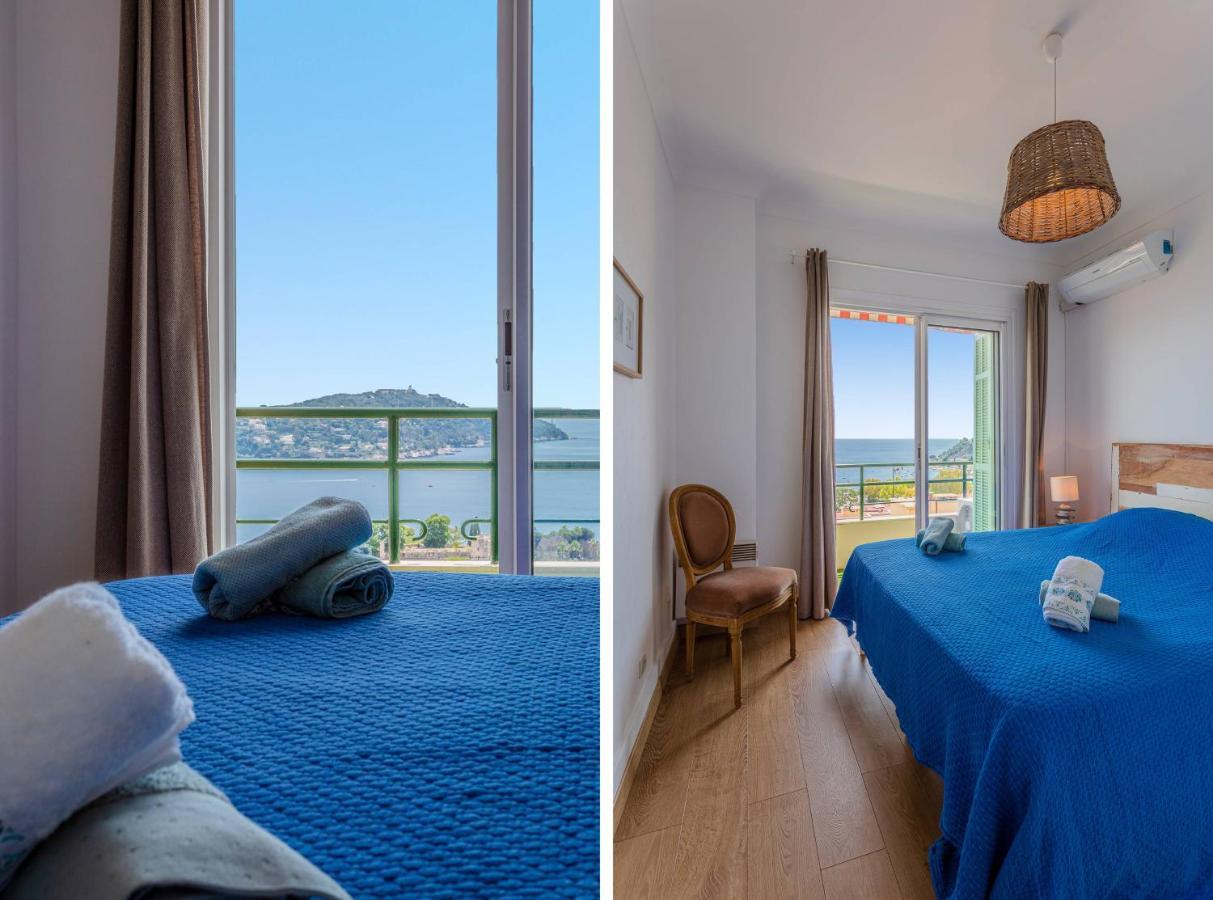 My Casa - Villefranche Cauvin - Panoramic Sea View Ac Exteriör bild