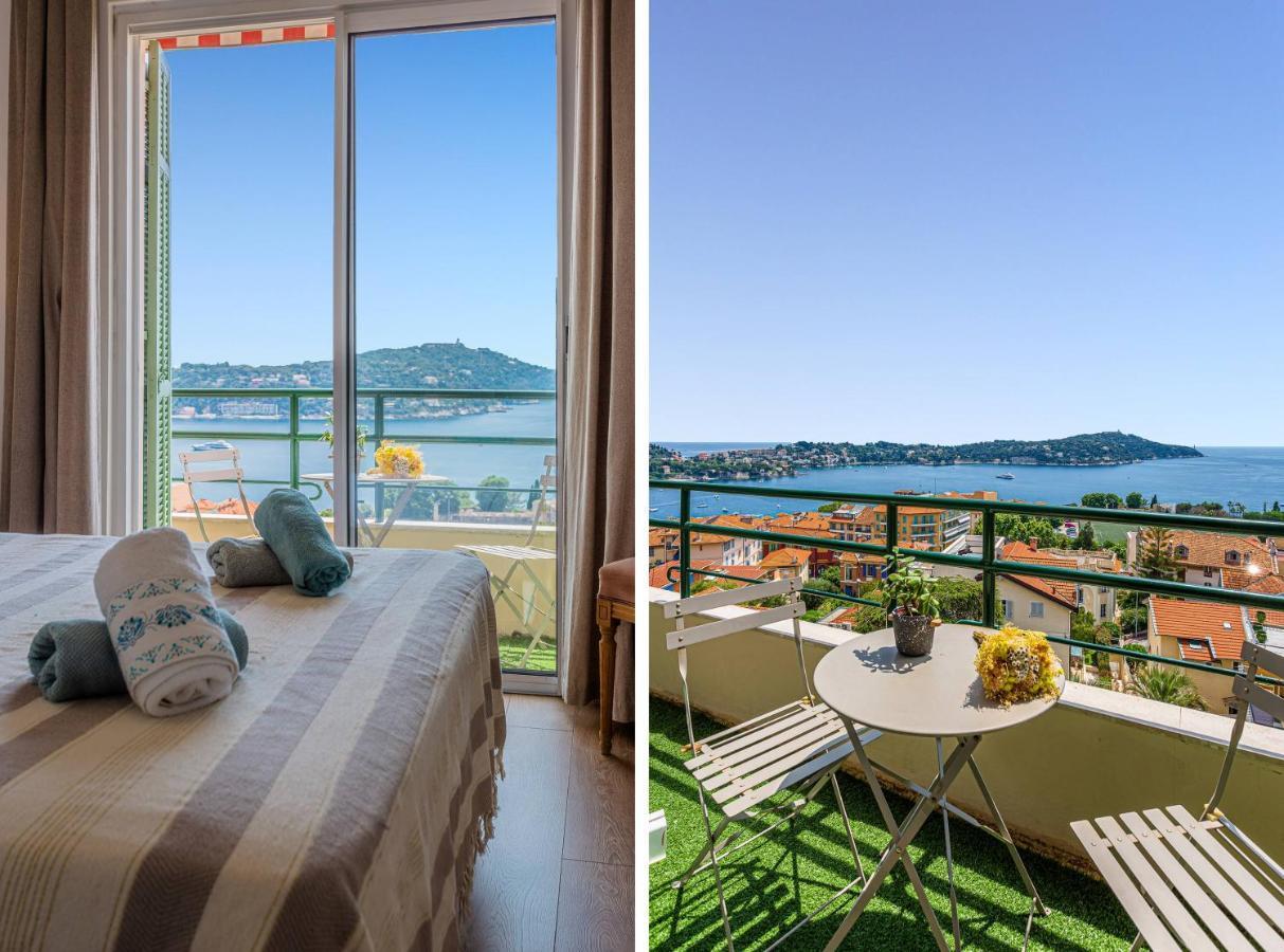 My Casa - Villefranche Cauvin - Panoramic Sea View Ac Exteriör bild
